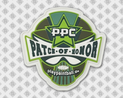 Individueller PVC Patch für Paintball mit 3D Rubber Design von 1a-rubber.de