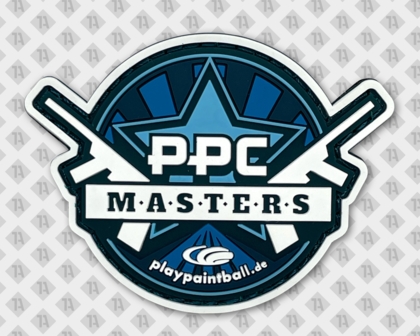 Individueller PVC Patch für Paintball Events mit Rubber Design von 1a-rubber.de