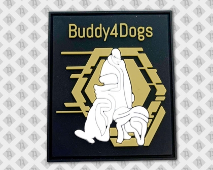PVC Rubber Patch Aufnäher Abzeichen Badge Vereine Hunde